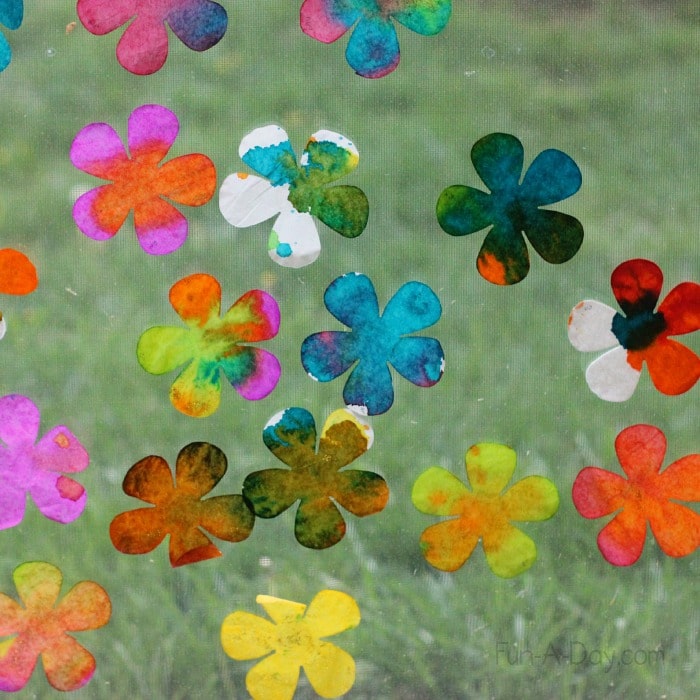 Suncatcher Flower Coffee Filter Craft