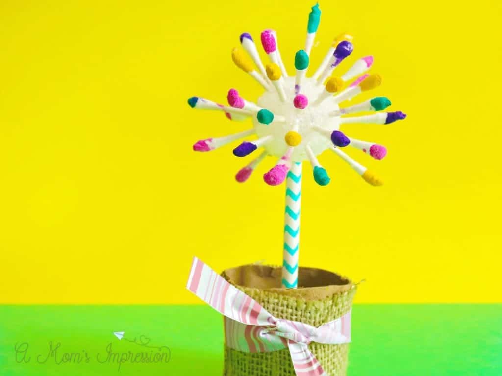 A Garden Of Q-Tip Flowers
