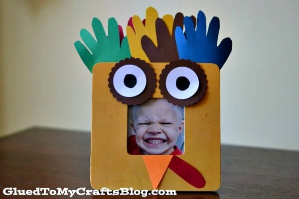 Handprint Turkey Picture Frame