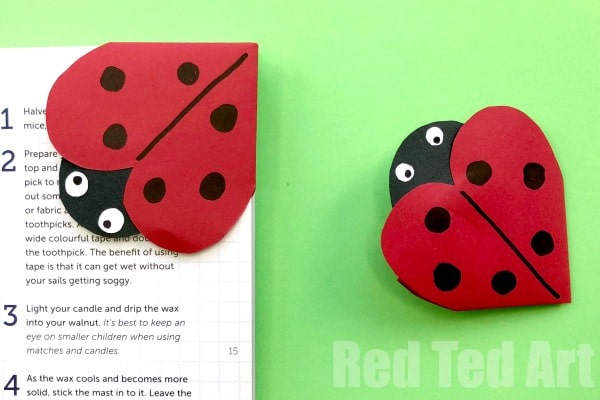 Ladybug Bookmark For Your Little Bookworm