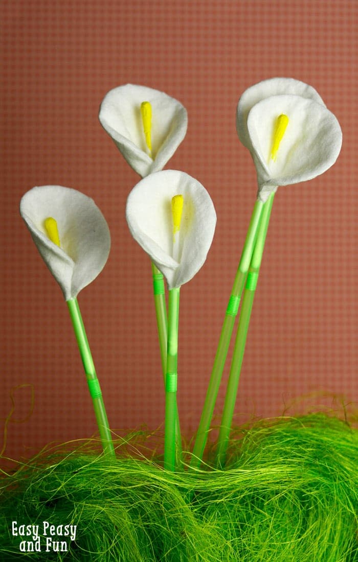 Calla Lily Q-Tip Craft