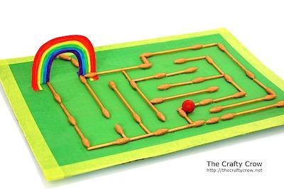 A-Maze-Ing Q-Tip Craft