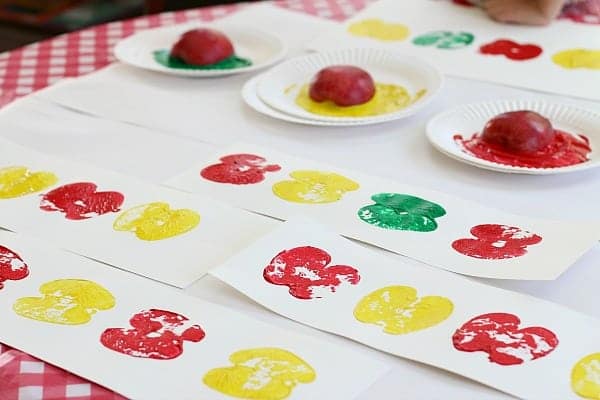 Apple Stamping Art