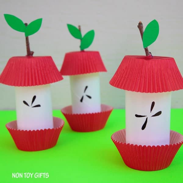 Cardboard Tube Apple Core