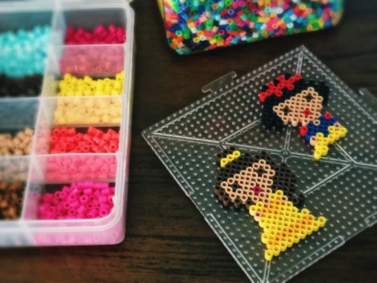 Disney Princess Perler Bead Magnets