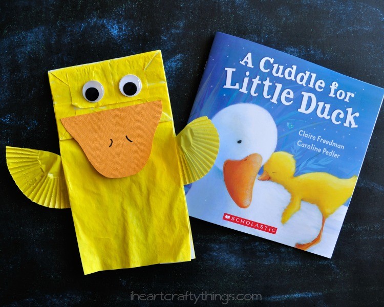 Duck Paper Bag Puppet