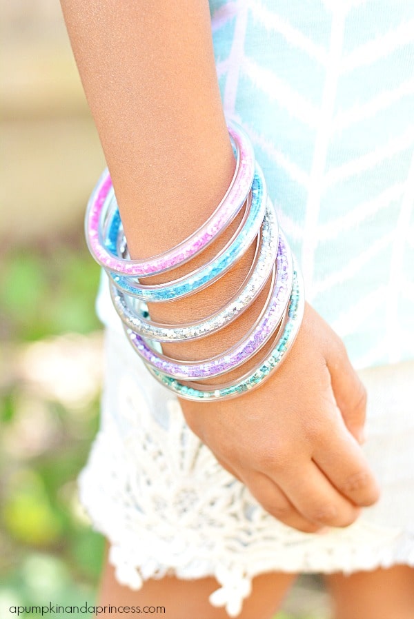 Glittery Bangle Bracelets
