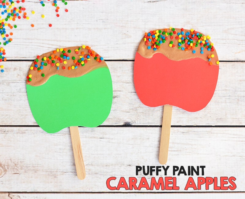 Painted Candy Apples