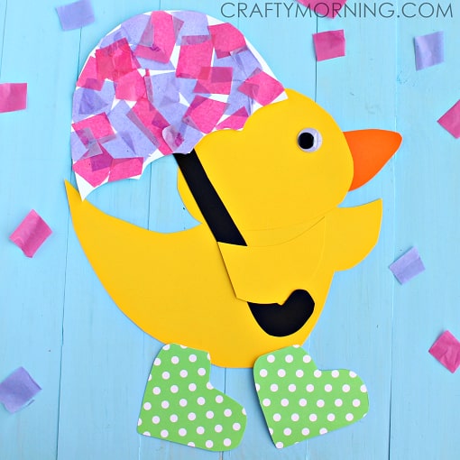 Paper Rainy Day Duck
