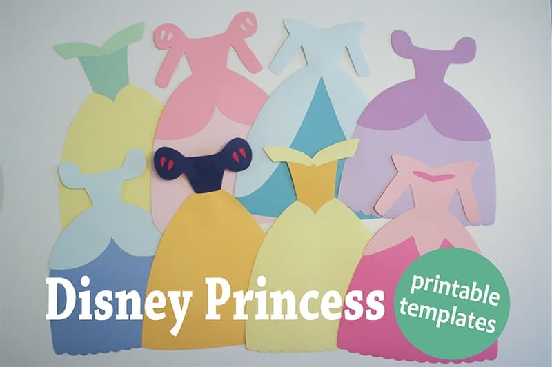Paper Disney Princess Dresses