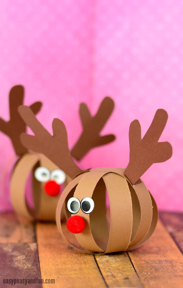Roly Poly Reindeer Craft