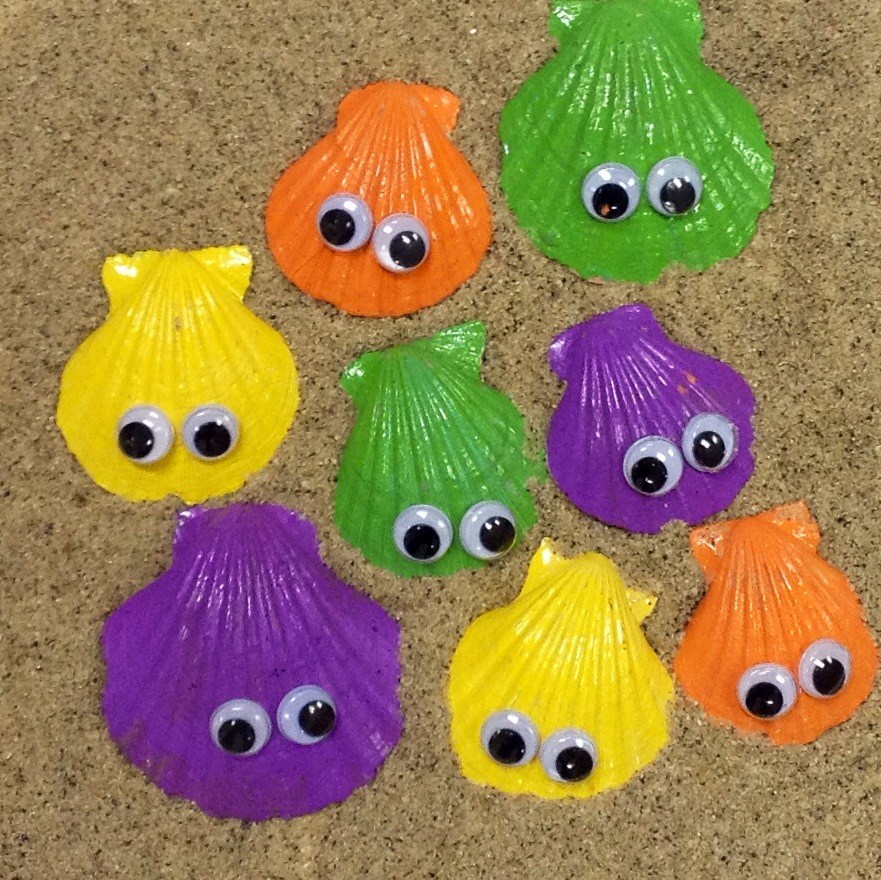 Super Easy Seashell Craft