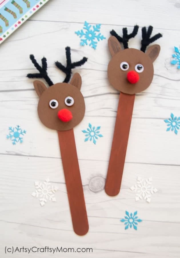 Little Reindeer Puppets