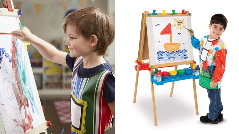 Melissa & Doug Deluxe Wooden Art Easel