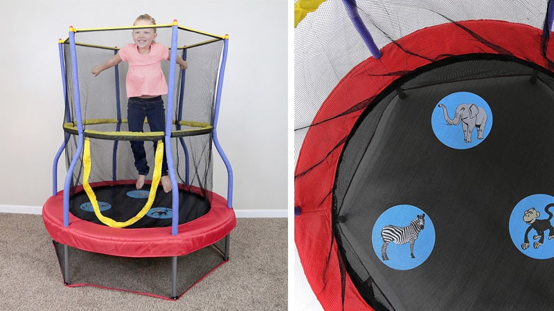 Skywalker Mini Trampoline With Enclosure Net