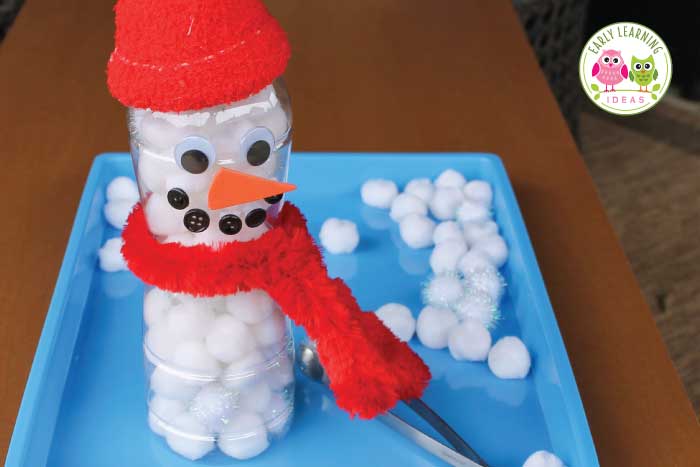 Snowman In A Bottle Craft