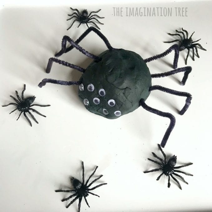 DIY Dough Spider Craft