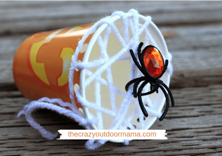 Lace-Up Spider Web Craft