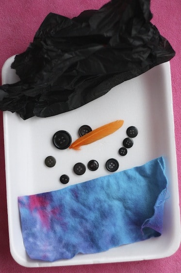 Sensory Snowman Craft