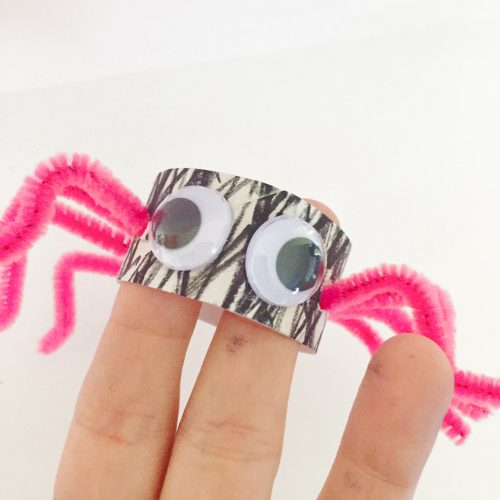 Toilet Paper Roll Spider Craft