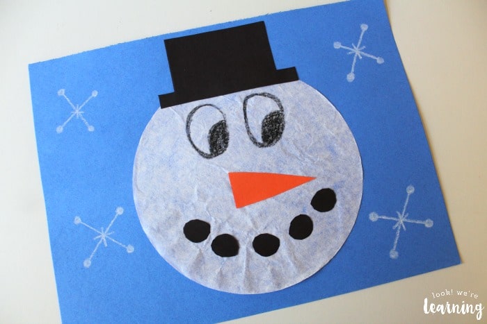 Wake Up And Smell The Coffee Snowman Craft