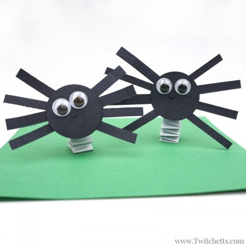 Pop-Up Spider Craft