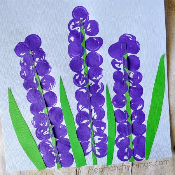 Hyacinth Bottle Cap Craft