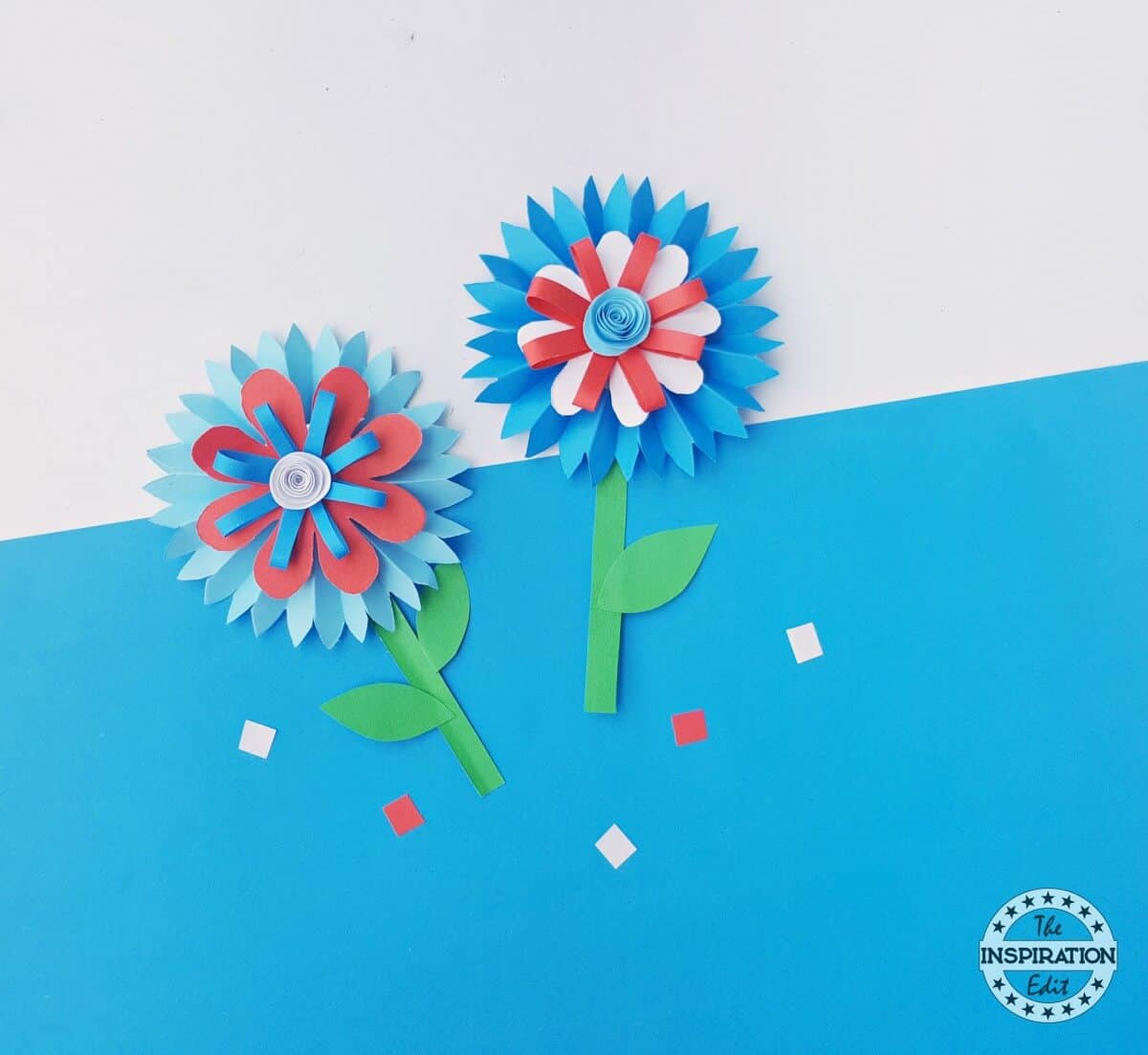 Independence Day Fireworks Flower Craft