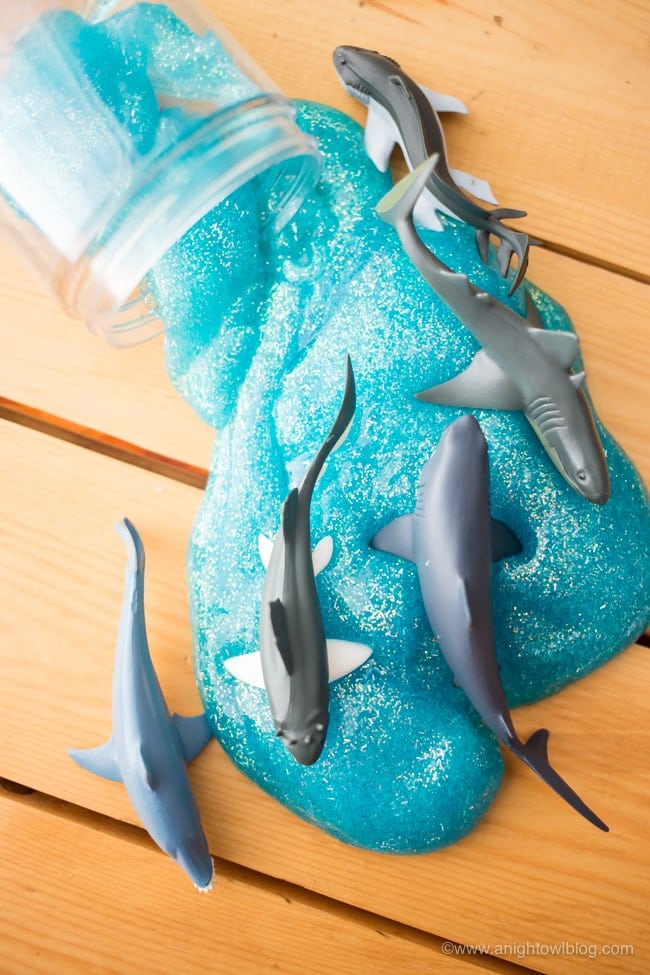 Sharks Swimming In Slime