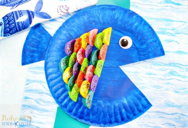 DIY 3D Rainbow Fish Craft
