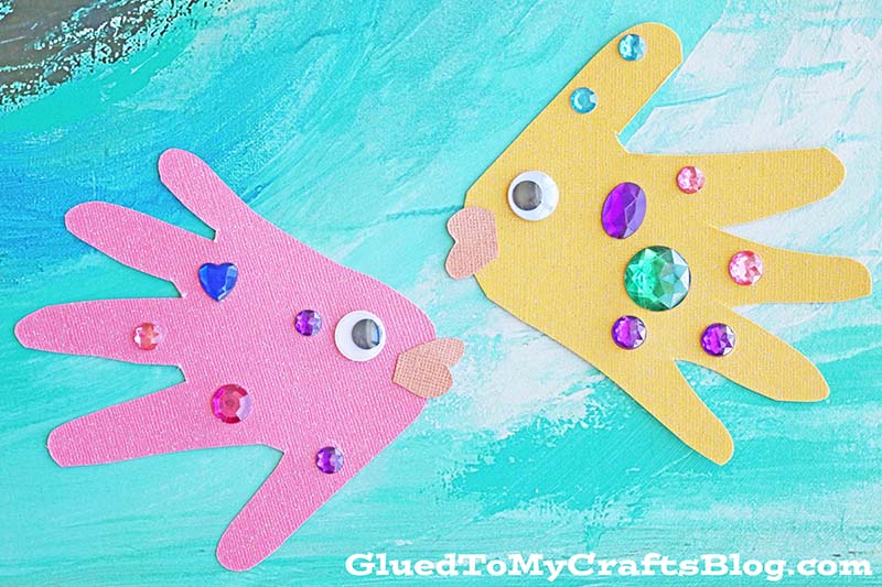 Hugs And Kisses Fish Craft