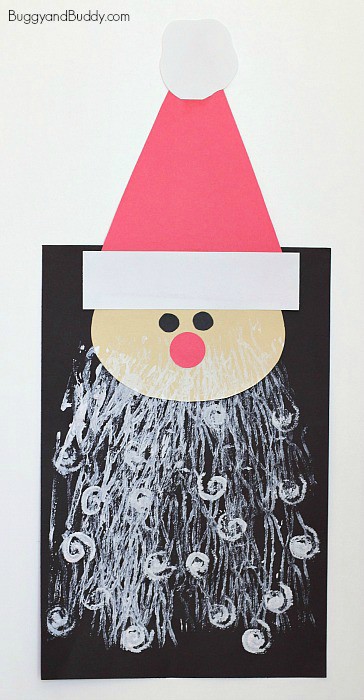 Curly Beard Santa Craft