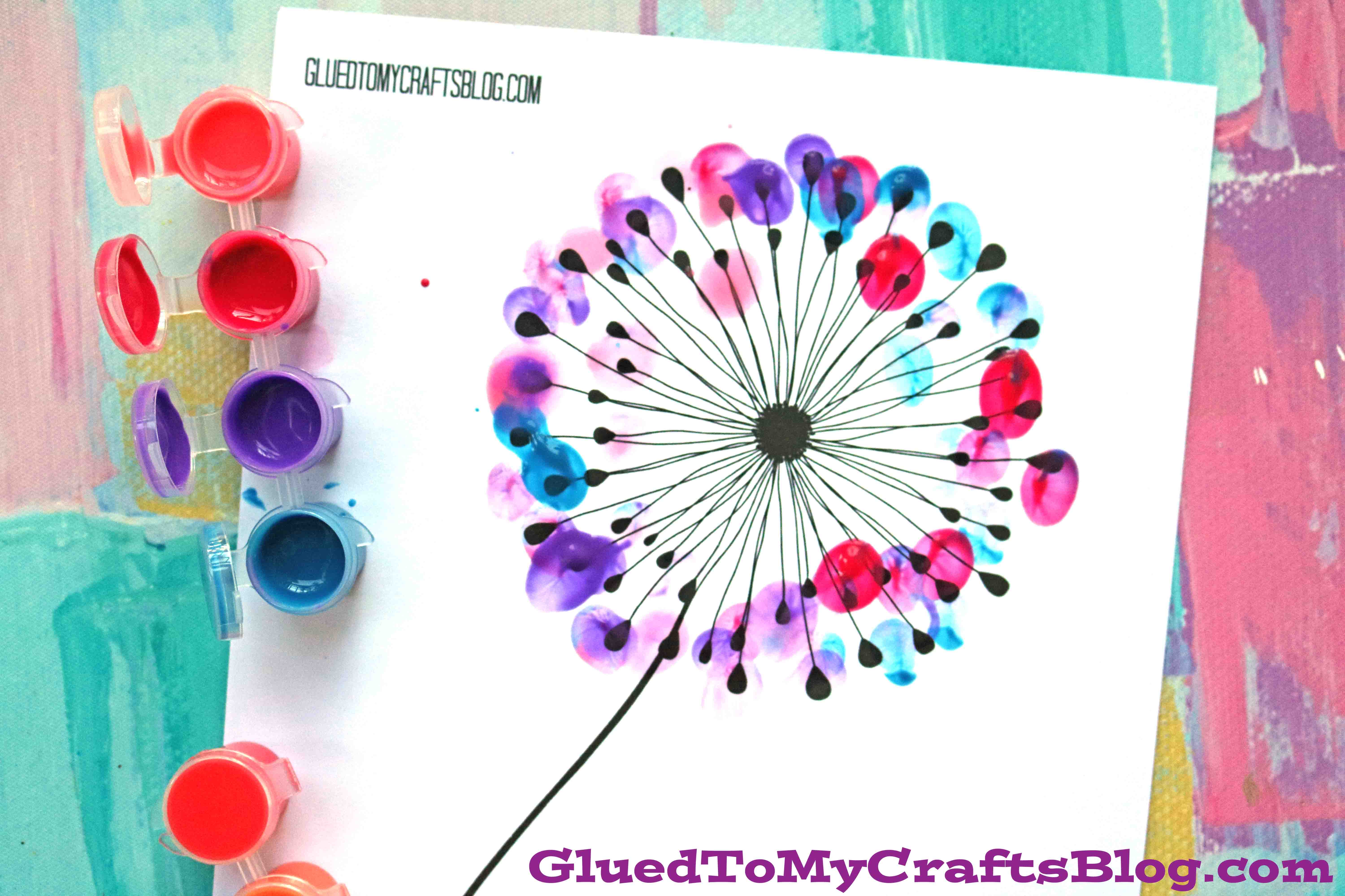 Thumbprint Flower Craft