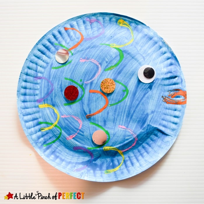 Cardboard Tube Stamper Fish Craft