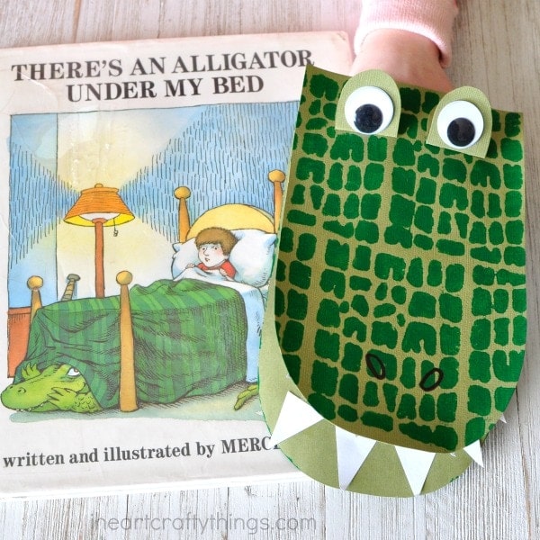 Alligator Puppet Craft