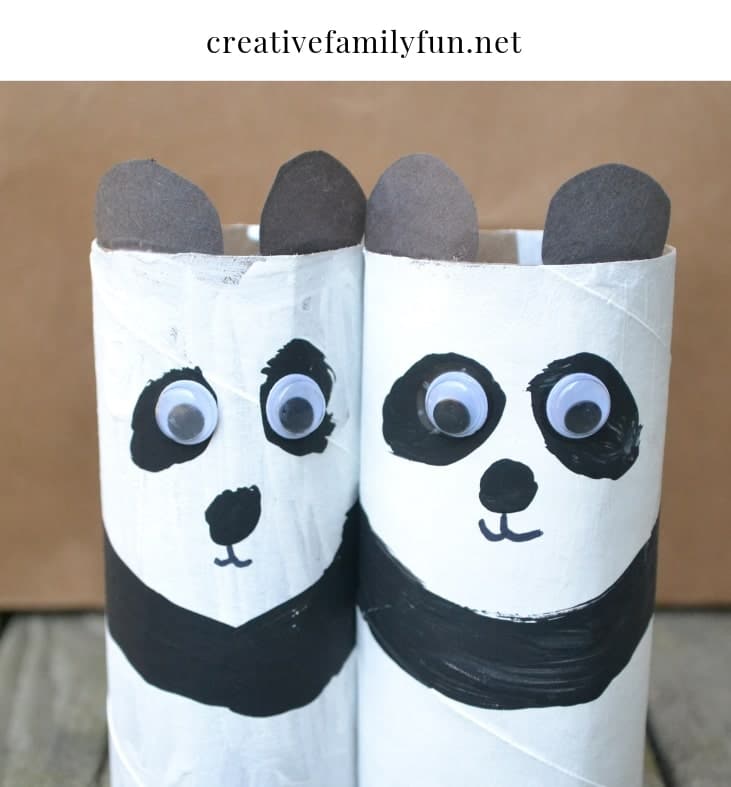 DIY 3D Standing Panda Craft