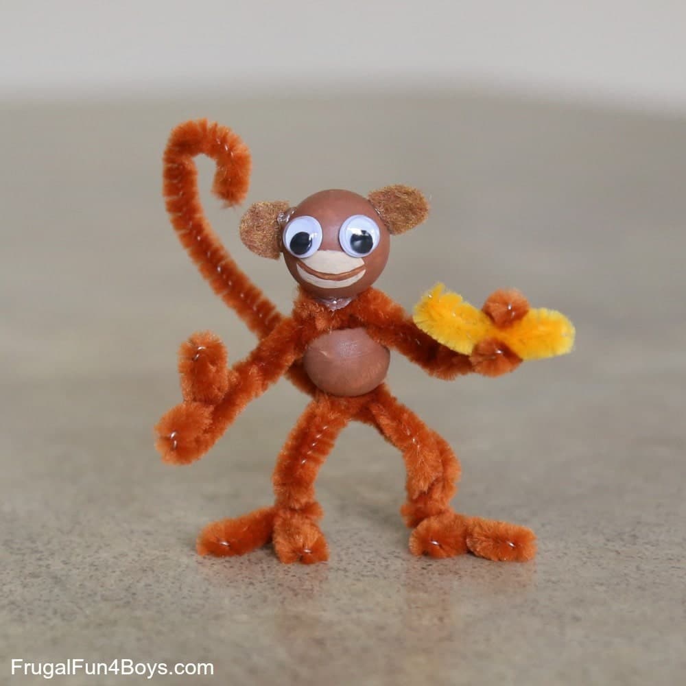 Easy Huggable Monkey Craft
