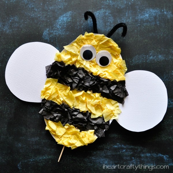 A Honey Of A Tissue Paper Craft
