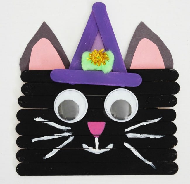 Craft Stick Kitty Cat