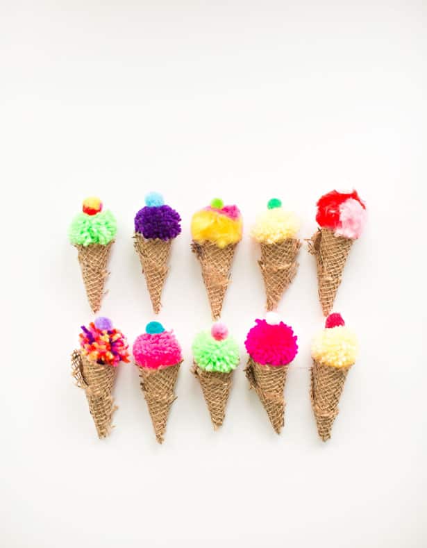 We All Scream For Pom-Pom Crafts