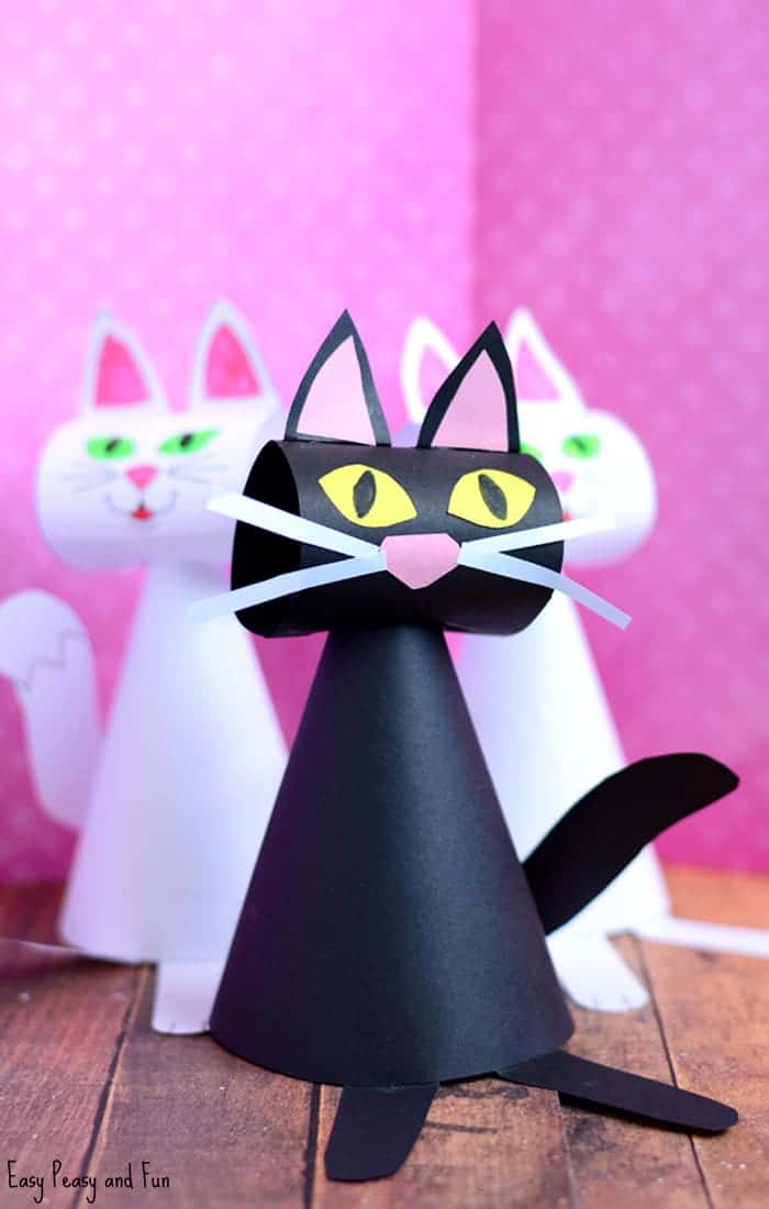 Cuddle Up To These 28 Cat Crafts For Kids - Kids Love WHAT