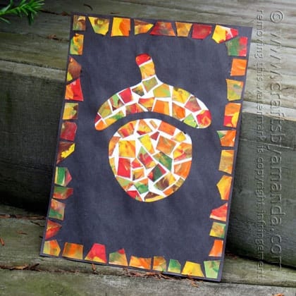 The Colors Of Fall Acorn Craft