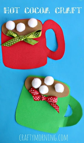 Hot Chocolate Pom-Pom Craft