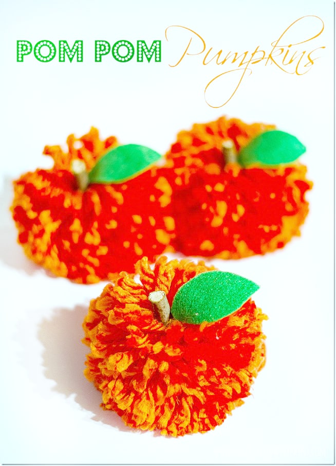 Pick A Pumpkin Pom-Pom Craft