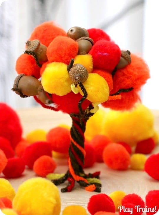 Fall For This Pom-Pom Craft
