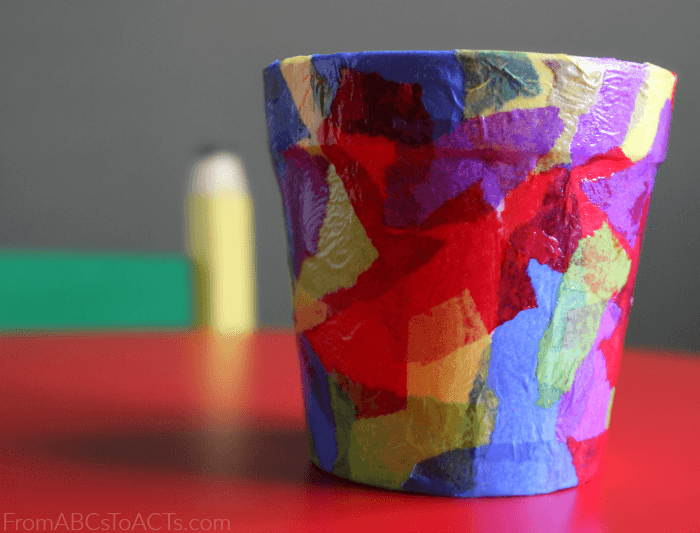 Tissue Paper Craft In Bloom
