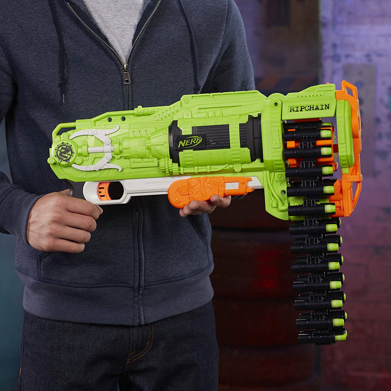NERF Zombie Ripchain Combat Blaster