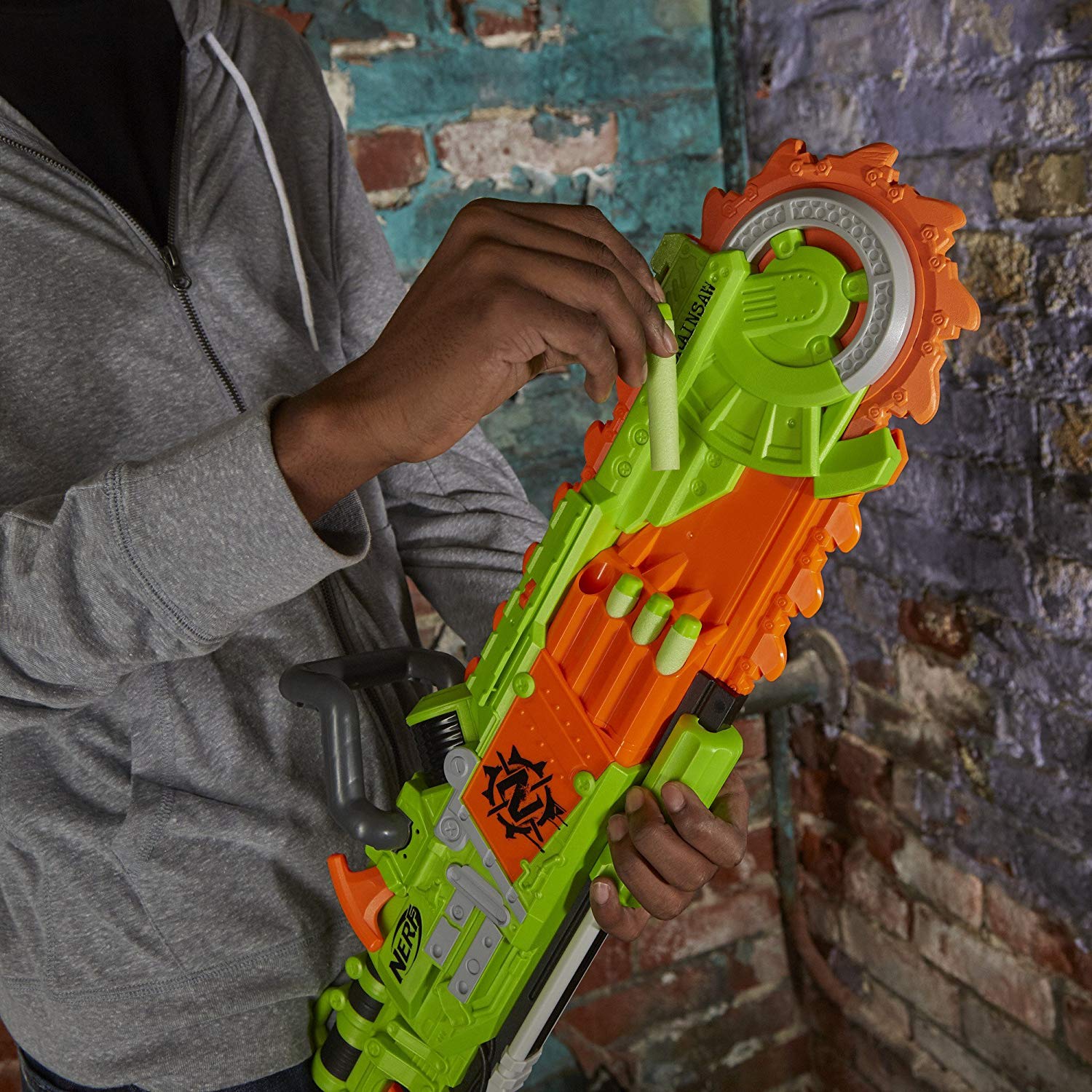 NERF Zombie Strike BRAINSAW Blaster