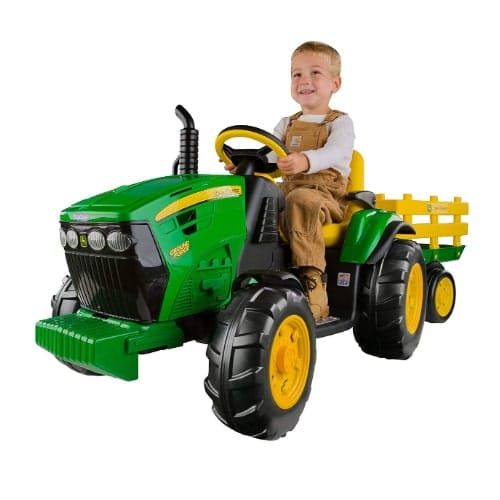 Peg Perego John Deere Ground Force Tractor With Trailer