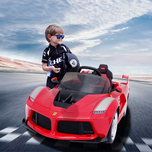Uenjoy 12V Ferrari FXX K Kids Electric Ride-On